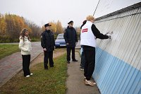 Кинешму продолжают очищать от «наркотических» надписей на фасадах