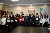 Студенты технологического колледжа встретились с руководством города