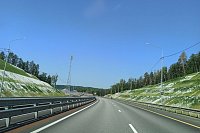 МегаФон первым разместил базовую станцию в полосе отвода федеральной трассы