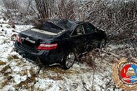 В Родниковском районе разбился водитель на «Тойоте Камри»
