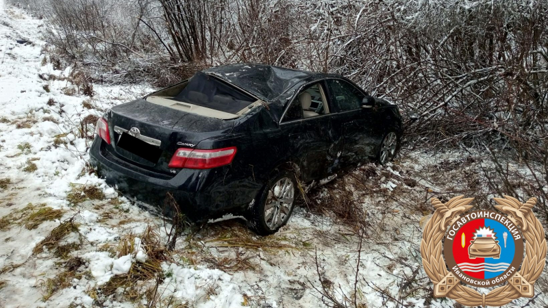 В Родниковском районе разбился водитель на «Тойоте Камри»