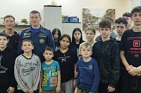 В Кинешемском детском доме прошла встреча с сотрудником МЧС
