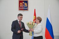 Директор школы №18 Вера Задворнова награждена памятной медалью оргкомитета «Победа»