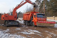 Дороги Кинешмы обрабатывают противогололёдным составом