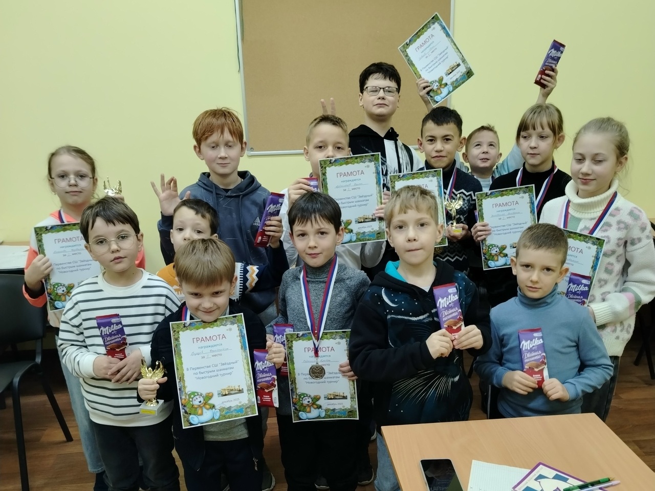 В Кинешме прошел Новогодний турнир по шахматам