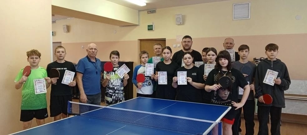 В Кинешме прошёл новогодний турнир по настольному теннису