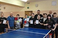 В Кинешме прошёл новогодний турнир по настольному теннису