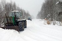В Кинешемском районе ликвидируют последствия снежного циклона