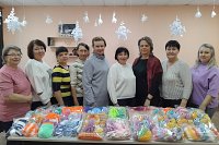 В 2025 году участницы Клуб «28 петель» связали более 700 изделий