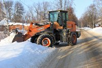 Кинешму продолжают освобождать от «снежного плена»