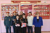 В школе №18 открыли военно-патриотический месячник «Служу Отечеству!»