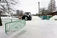 В Кинешемском районе ликвидируют последствия снегопада