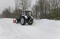 В Кинешемском районе устраняют последствия снегопада