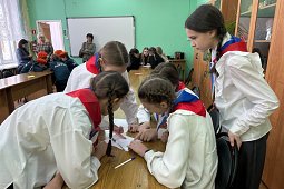 Школьники Кинешмы приняли участие в квест-игре «Женский батальон»