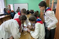 Школьники Кинешмы приняли участие в квест-игре «Женский батальон»