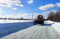 После снегопадов дороги Кинешемского района приводят в нормативное состояние