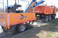 Кинешемские коммунальщики убирают смет с дорог