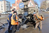 В марте на ямочный ремонт дорог Кинешмы ушло 16,5 тонн асфальтобетона