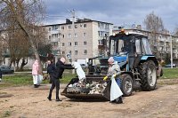 В разных микрорайонах Кинешмы прошли субботники