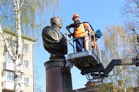 В Кинешме привели в порядок бюст Маршала А. М. Василевского