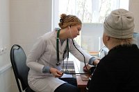 В с.Решма специалисты Кинешемской ЦРБ провели прием родителей участников СВО