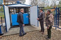 В Батмановской средней школе устанавливают на газовое отопление