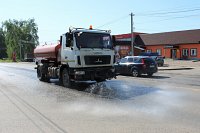 В Кинешме от жары плавится асфальт