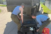 Союз десантников Кинешмы отправил гуманитарную помощь для 217-го полка 98-й дивизии