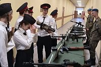 Кадеты школы №1 посетили 217-й полк 98-й дивизии ВДВ