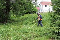 Подрядчик приступил к покосу травы в Кинешме