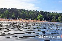 На городском пляже Кинешмы спасли 17-летнюю девушку