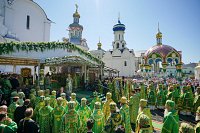 Епископ Иларион сослужил Предстоятелю РПЦ в Свято-Троицкой Сергиевой лавре