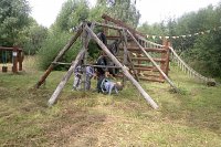 На «Рубеже Маршала Василевского» играли в «Зарницу» в честь Дня физкультурника