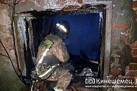На улице Веснина горело здание