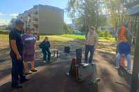 В поселке Лесное состоялась общественная приемка новой спортивной площадки