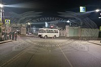 На перекресте в центре Кинешмы мопедист влетел в автобус