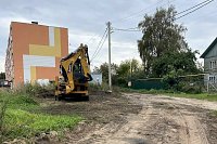 В Наволоках начался ремонт улицы Карла Маркса
