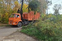 С контейнерных площадок Кинешмы вывезли еще 2300 кубметров веток