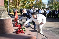 Кинешемцы возложили цветы к бюсту Маршала Советского Союза А. М. Василевского