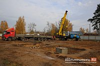 На стадионе «Волжанин» начали строить новый ФОК