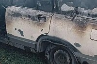 В Решме сгорел отечественный автомобиль