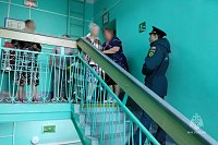 В Кинешемском центре соцобслуживания населения прошла тренировка эвакуации при пожаре