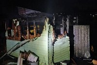 На улице Сосновой сгорела баня