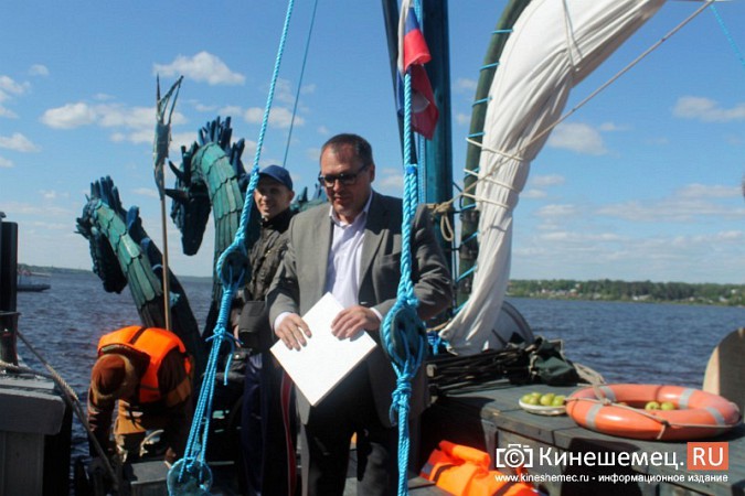 Древнерусская ладья «Змей Горыныч» пришвартовалась в Кинешме фото 26