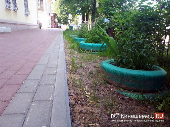 Туристы в центре Кинешмы вынуждены лицезреть убогие газоны фото 12