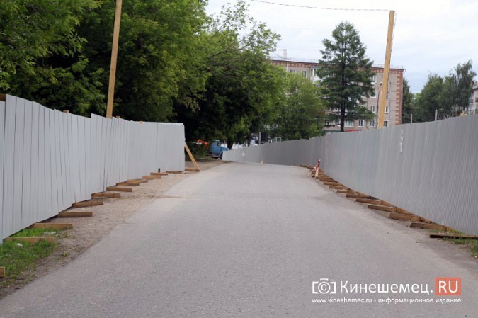 Власти Кинешмы устраивает опасная дорожная обстановка в районе стройки у входа в парк фото 4