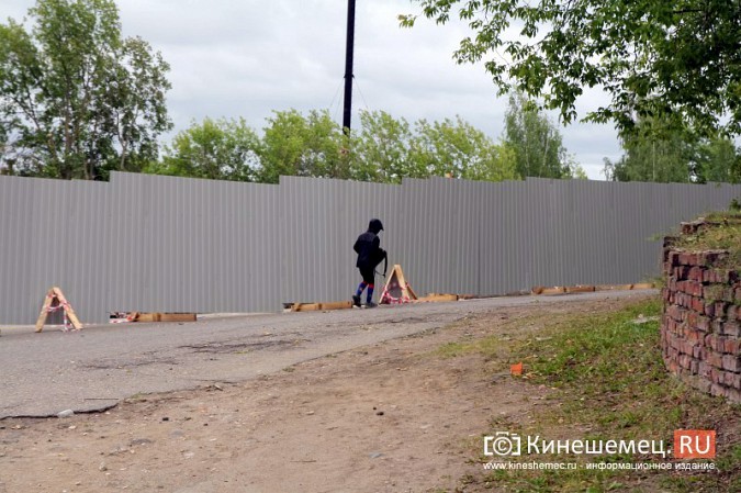 Власти Кинешмы устраивает опасная дорожная обстановка в районе стройки у входа в парк фото 9