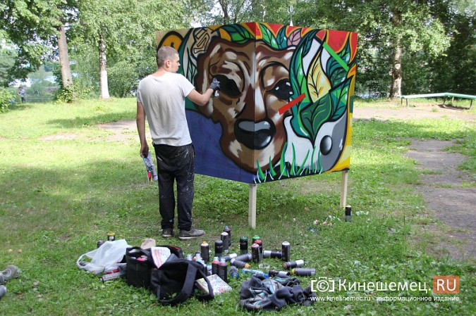 В Кинешемском парке прошел конкурс граффити и рисунков фото 8