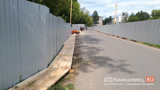 Опасный вход в кинешемский парк оборудовали пешеходной дорожкой фото 2