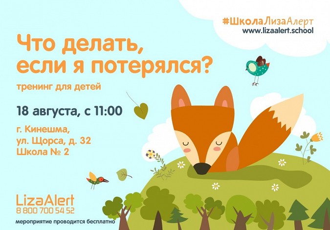 Поисковый отряд «Лиза Алерт» проведет в Кинешме тренинг для детей и родителей фото 2